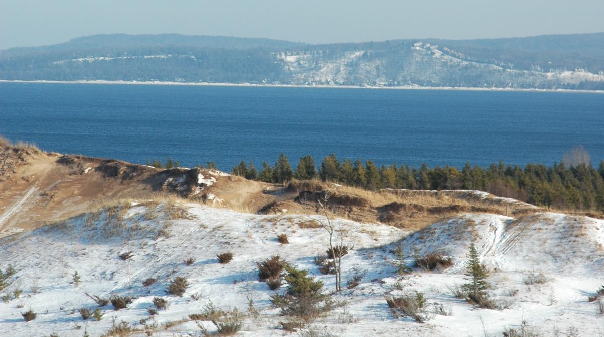 Sleeping Bear Dunes in the Winter