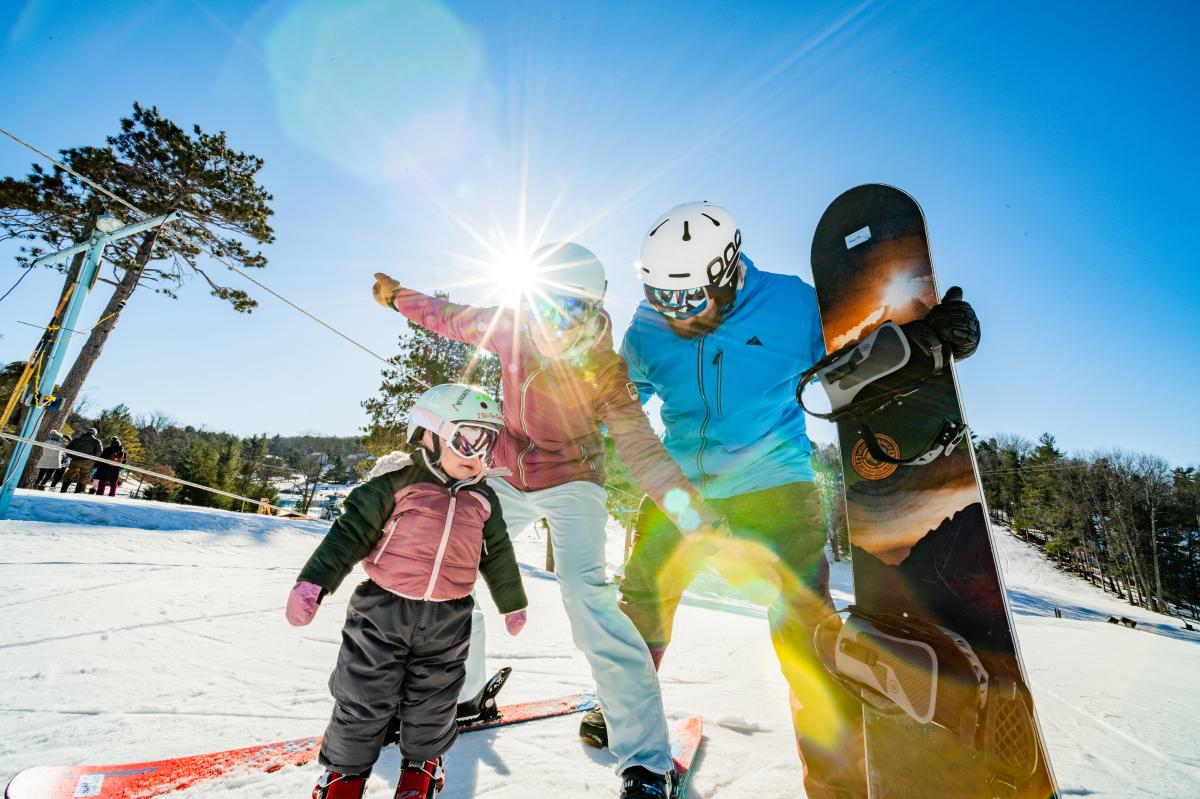 Winter skiing at Mt. Holiday