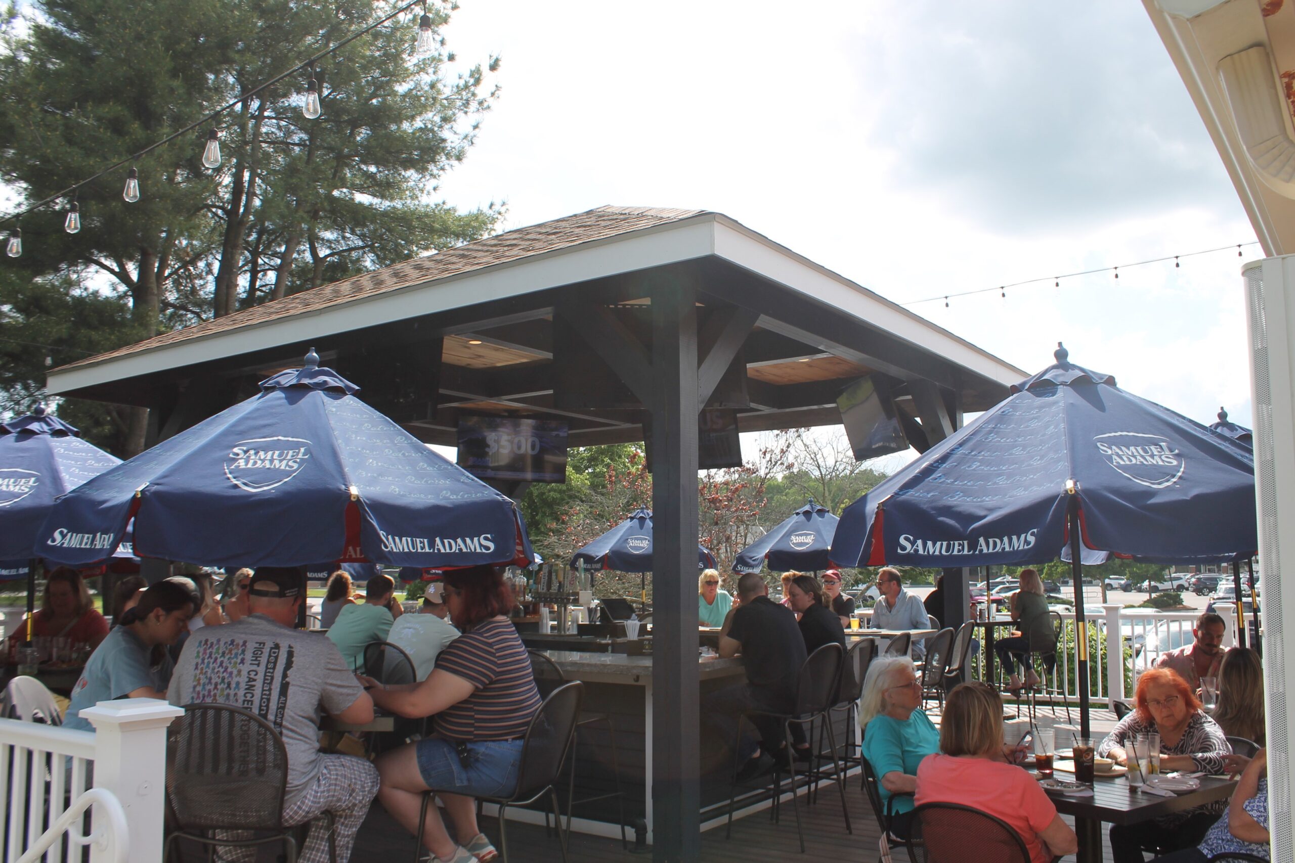 The outdoor area of Towne Tavern & Tap, North Attleboro.